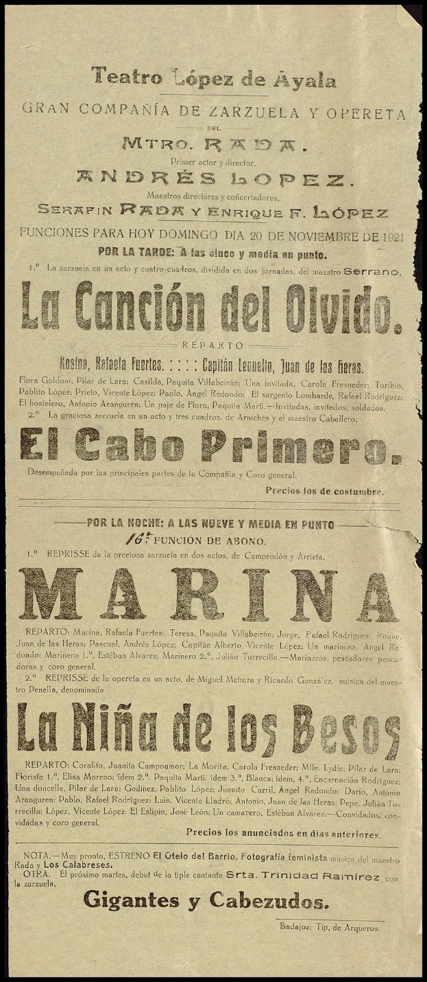 Schwarze und weiße Zeitungsanzeige, die ein Konzert in San Francisco, Kalifornien, ankündigt, mit Text, der das Ereignis beschreibt.